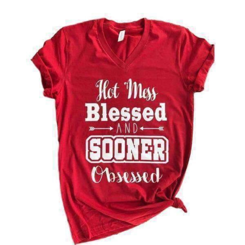 Hot Mess Sooners tee